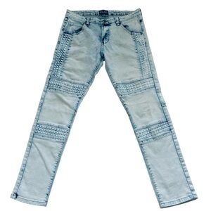 Buckle CJ Black Jeans Men’s 32 X 32 Blue Skinny Flex Mid Rise Stretch Denim